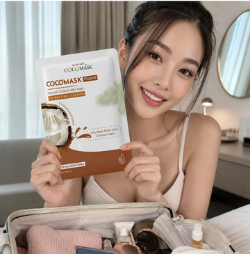 BIOHD SKIN COCOMASK Original Coconut Jelly Face Mask, Aloe & Coconut Water, Cooling Hydrating Facial Mask, K-Beauty Self Care, 1.69 oz
