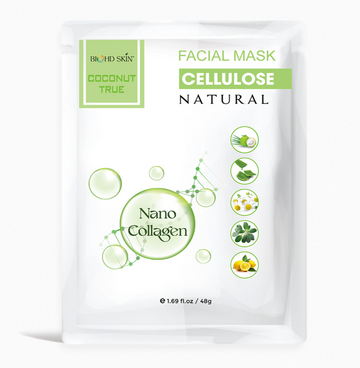BIOHD SKIN nano collagen coconut sheet mask ingredients and benefits