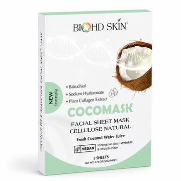 Bakuchiol Face Mask – Vegan Retinol Alternative Sheet Mask (3 Sheets)