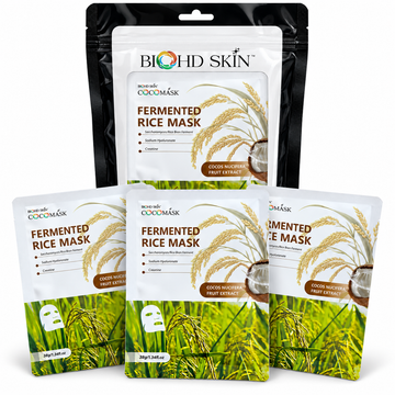COCOMASK fermented rice mask for hydrating, softening and brightening skin
