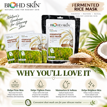 BIOHD SKIN fermented rice face mask spa at home facial